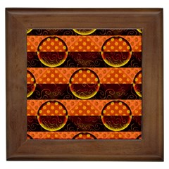 Art Pattern Design Wallpaper Framed Tile by Posterlux