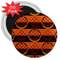 Art Pattern Design Wallpaper 3  Magnets (100 Pack)