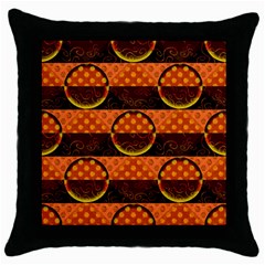 Art Pattern Design Wallpaper Throw Pillow Case (black) by Posterlux