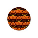 Art Pattern Design Wallpaper Magnet 3  (Round) Front