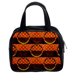 Art Pattern Design Wallpaper Classic Handbag (two Sides)