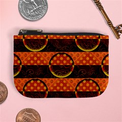 Art Pattern Design Wallpaper Mini Coin Purse