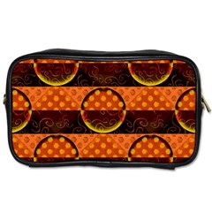 Art Pattern Design Wallpaper Toiletries Bag (one Side) by Posterlux