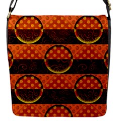 Art Pattern Design Wallpaper Flap Closure Messenger Bag (s)