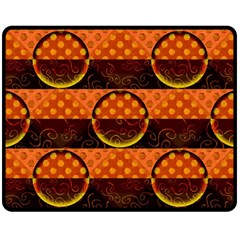 Art Pattern Design Wallpaper Two Sides Fleece Blanket (medium)