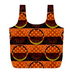 Art Pattern Design Wallpaper Full Print Recycle Bag (l) by Posterlux