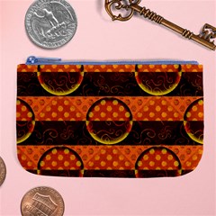 Art Pattern Design Wallpaper Large Coin Purse