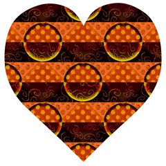 Art Pattern Design Wallpaper Wooden Puzzle Heart