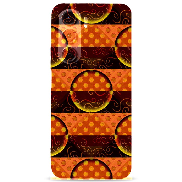 Art Pattern Design Wallpaper Samsung Galaxy S24 Plus 6.7 Inch Black TPU UV Case