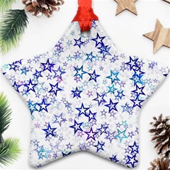 Christmas Stars Background Ornament (star)