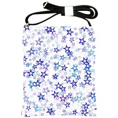 Christmas Stars Background Shoulder Sling Bag by Posterlux