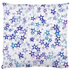 Christmas Stars Background Large Cushion Case (one Side) by Posterlux