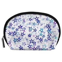 Christmas Stars Background Accessory Pouch (large) by Posterlux