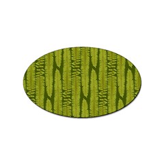 Fern Texture Nature Leaves Sticker Oval (100 Pack) by Posterlux