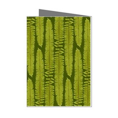 Fern Texture Nature Leaves Mini Greeting Cards (pkg Of 8) by Posterlux