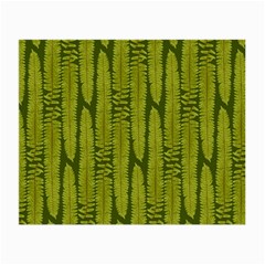 Fern Texture Nature Leaves Small Glasses Cloth (2 Sides)