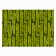 Fern Texture Nature Leaves Large Glasses Cloth by Posterlux