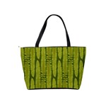 Fern Texture Nature Leaves Classic Shoulder Handbag Back