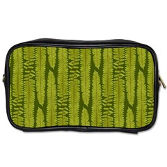 Fern Texture Nature Leaves Toiletries Bag (one Side)