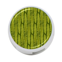 Fern Texture Nature Leaves 4-port Usb Hub (one Side) by Posterlux