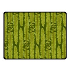 Fern Texture Nature Leaves Fleece Blanket (small)