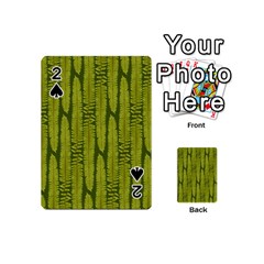 Fern Texture Nature Leaves Playing Cards 54 Designs (mini)