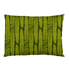 Fern Texture Nature Leaves Pillow Case (two Sides) by Posterlux