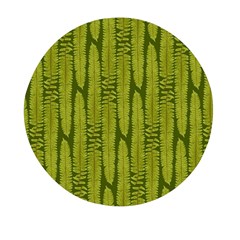 Fern Texture Nature Leaves Mini Round Pill Box by Posterlux