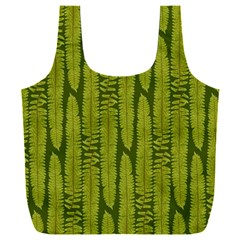 Fern Texture Nature Leaves Full Print Recycle Bag (xxl) by Posterlux