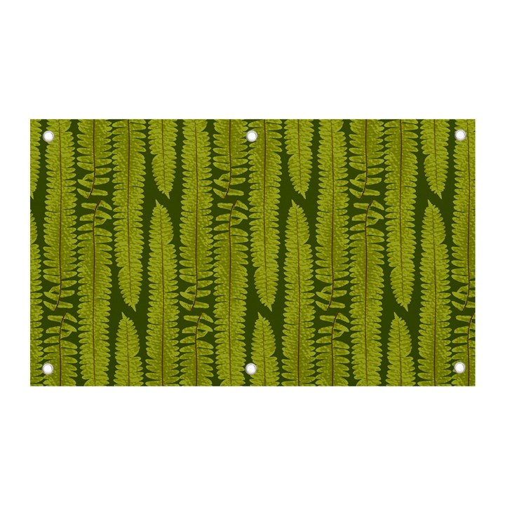 Fern Texture Nature Leaves Banner and Sign 5  x 3 