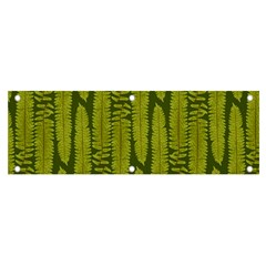 Fern Texture Nature Leaves Banner And Sign 6  X 2  by Posterlux