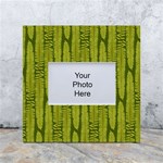 Fern Texture Nature Leaves White Box Photo Frame 4  x 6  Front