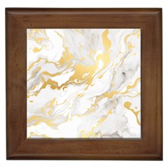 Marble Pattern Framed Tile by Posterlux