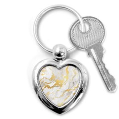 Marble Pattern Key Chain (heart)