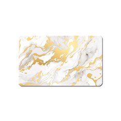 Marble Pattern Magnet (name Card)