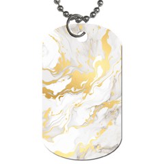 Marble Pattern Dog Tag (one Side)