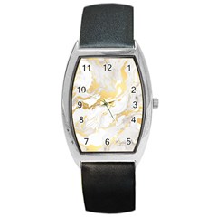 Marble Pattern Barrel Style Metal Watch