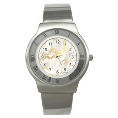 Marble Pattern Stainless Steel Watch