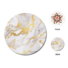 Marble Pattern Playing Cards Single Design (round)