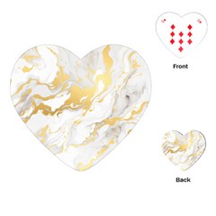 Marble Pattern Playing Cards Single Design (heart)