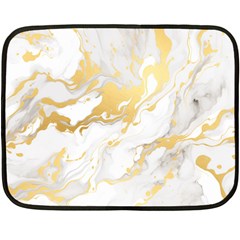 Marble Pattern Two Sides Fleece Blanket (mini) by Posterlux