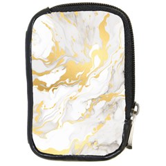 Marble Pattern Compact Camera Leather Case