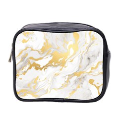 Marble Pattern Mini Toiletries Bag (two Sides)