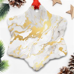 Marble Pattern Ornament (snowflake)