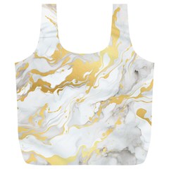 Marble Pattern Full Print Recycle Bag (xl)