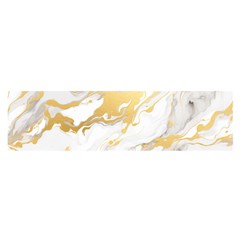 Marble Pattern Oblong Satin Scarf (16  X 60 )