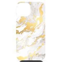 Marble Pattern Iphone 14 Black Uv Print Case by Posterlux