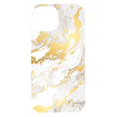 Marble Pattern Iphone 15 Black Uv Print Pc Hardshell Case