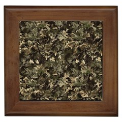 Camouflage Army Survival Uniform Framed Tile by Posterlux