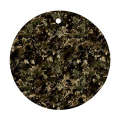 Camouflage Army Survival Uniform Ornament (round) by Posterlux